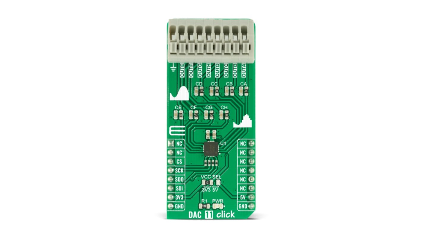 Carte DAC MikroElektronika pour MikroBUS