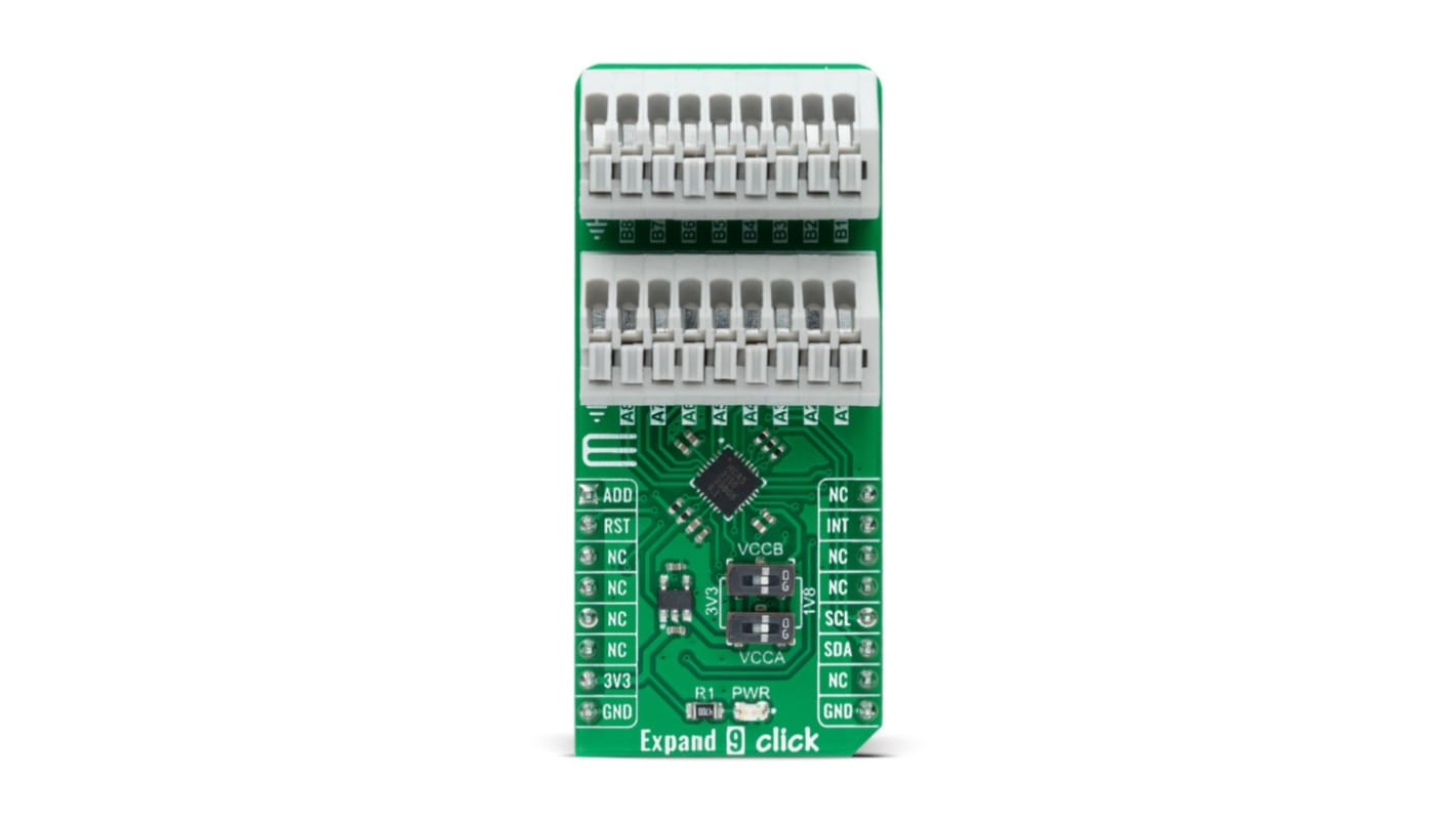 MikroElektronika Expand 9 click Add On Board for SX1509QB MikroBUS