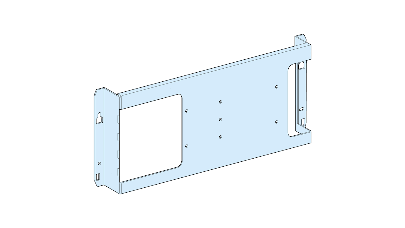 Schneider Electric Steel Mounting Plate, 150mm H, 600mm W for Use with CVS100, CVS250 Series, NSX100, NSX250