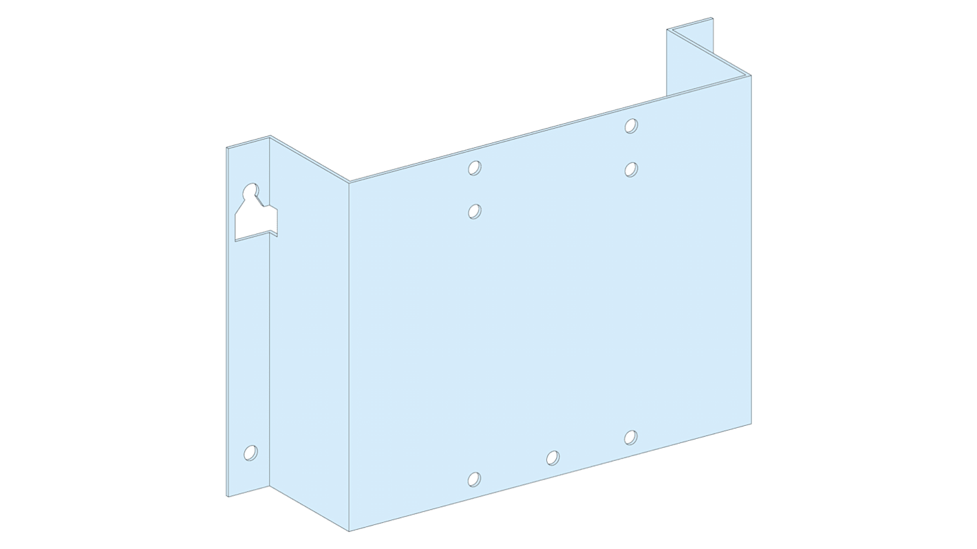 Schneider Electric Steel Mounting Plate for Use with CVS, INS Series, INV, NSX, 250 x 300mm