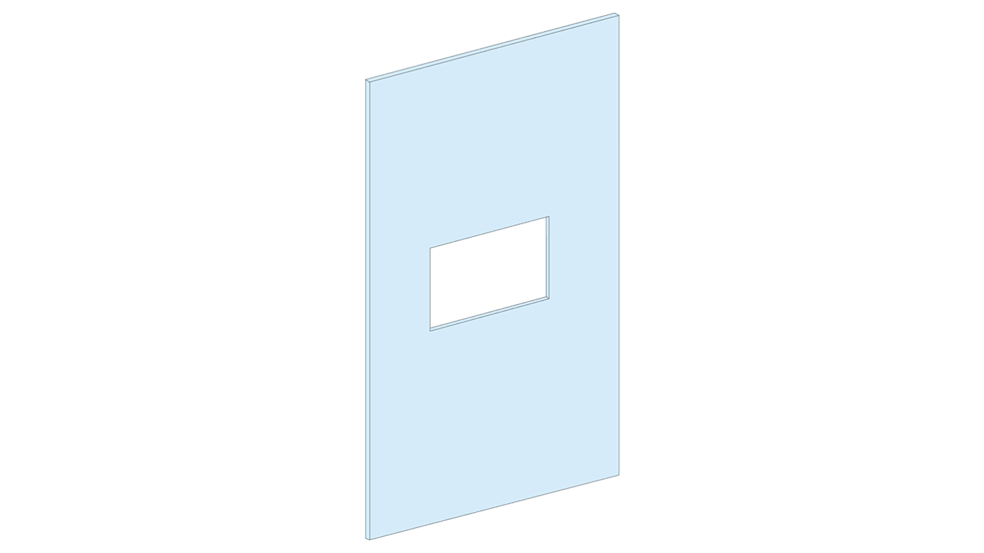 Schneider Electric Stahl Frontplatte, 250mm