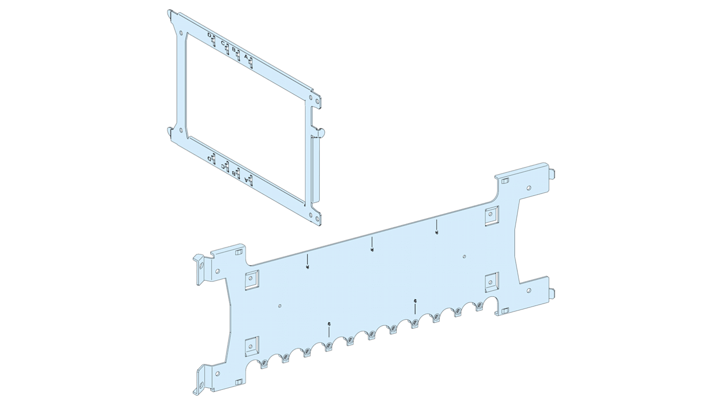 Schneider Electric Prisma Mounting Plate for use with Compact NSX250 Series