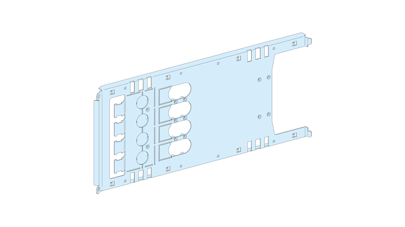 Schneider Electric Steel Mounting Plate, 250mm H, 650mm W for Use with CVS400, CVS630 Series, NSX400, NSX630