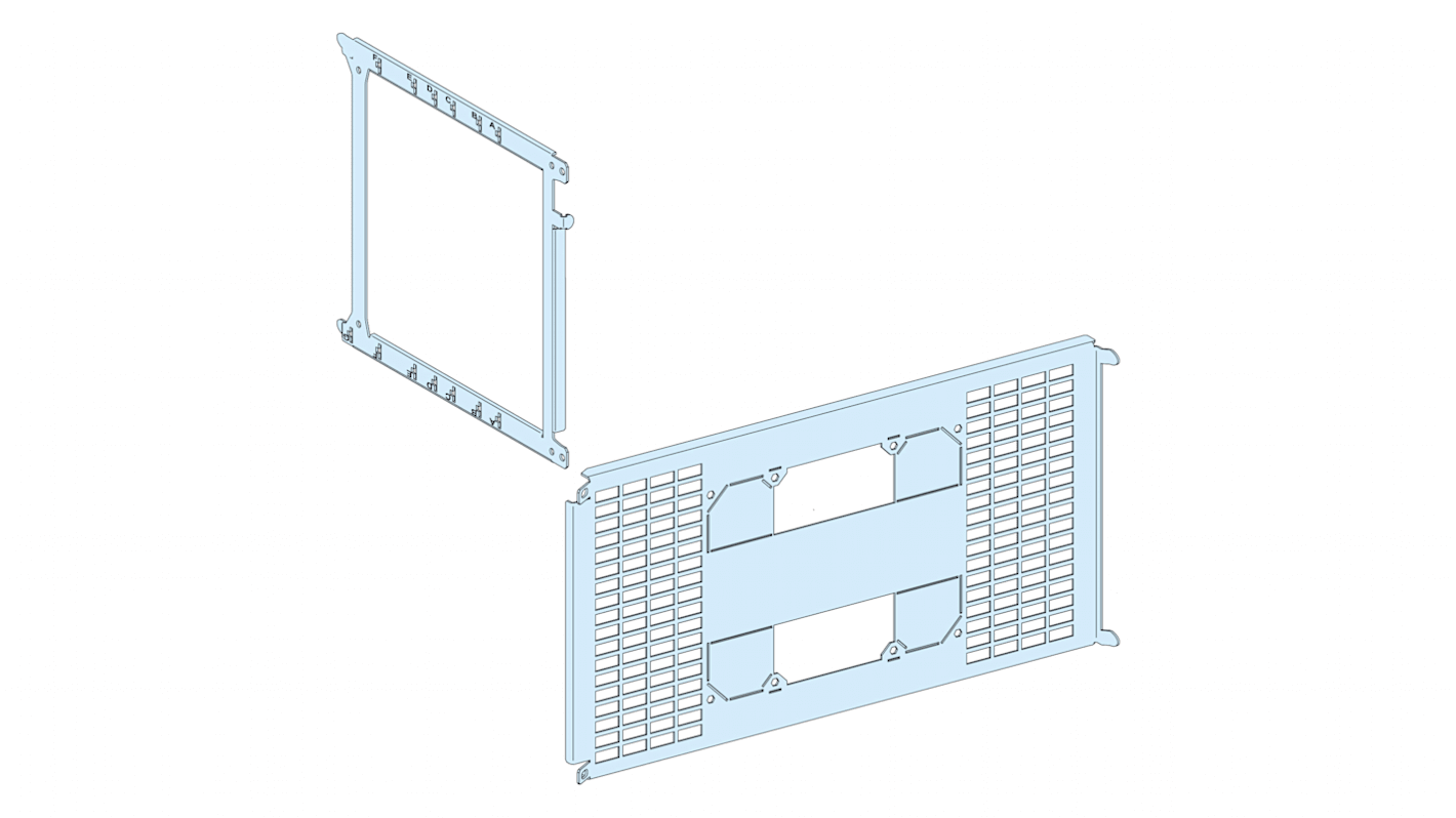 Schneider Electric Steel Mounting Plate, 300mm H, 650mm W for Use with NS630 Series