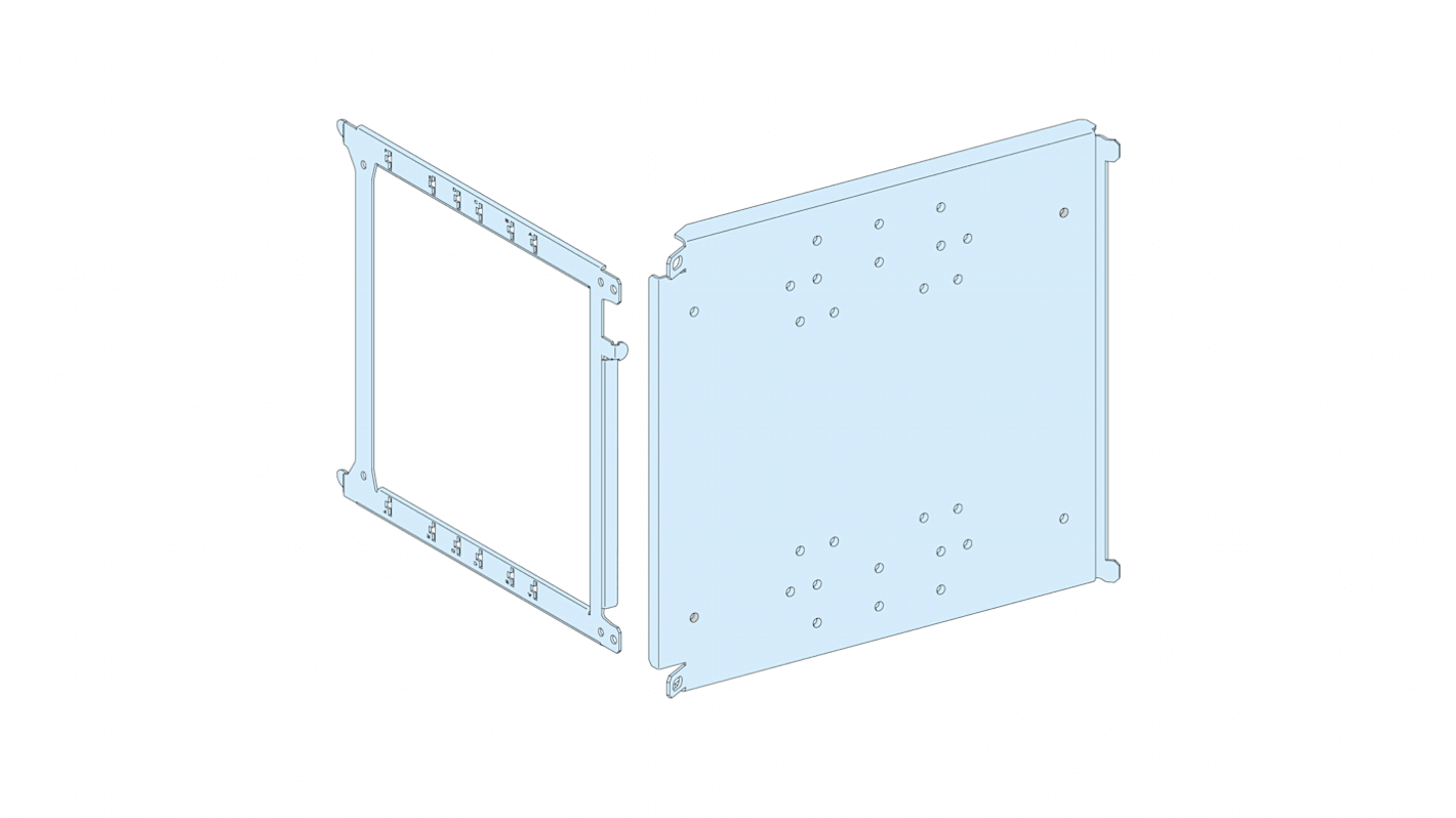 Schneider Electric Steel Mounting Plate, 300mm H, 400mm W for Use with NSX400, NSX630 Series