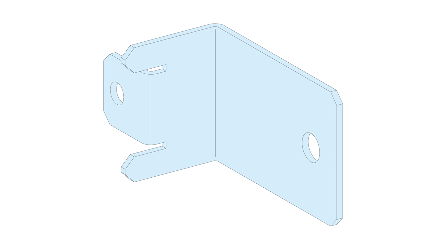 Barre Plate Schneider Electric Linergy, pour Barre omnibus verticale Linergy BS