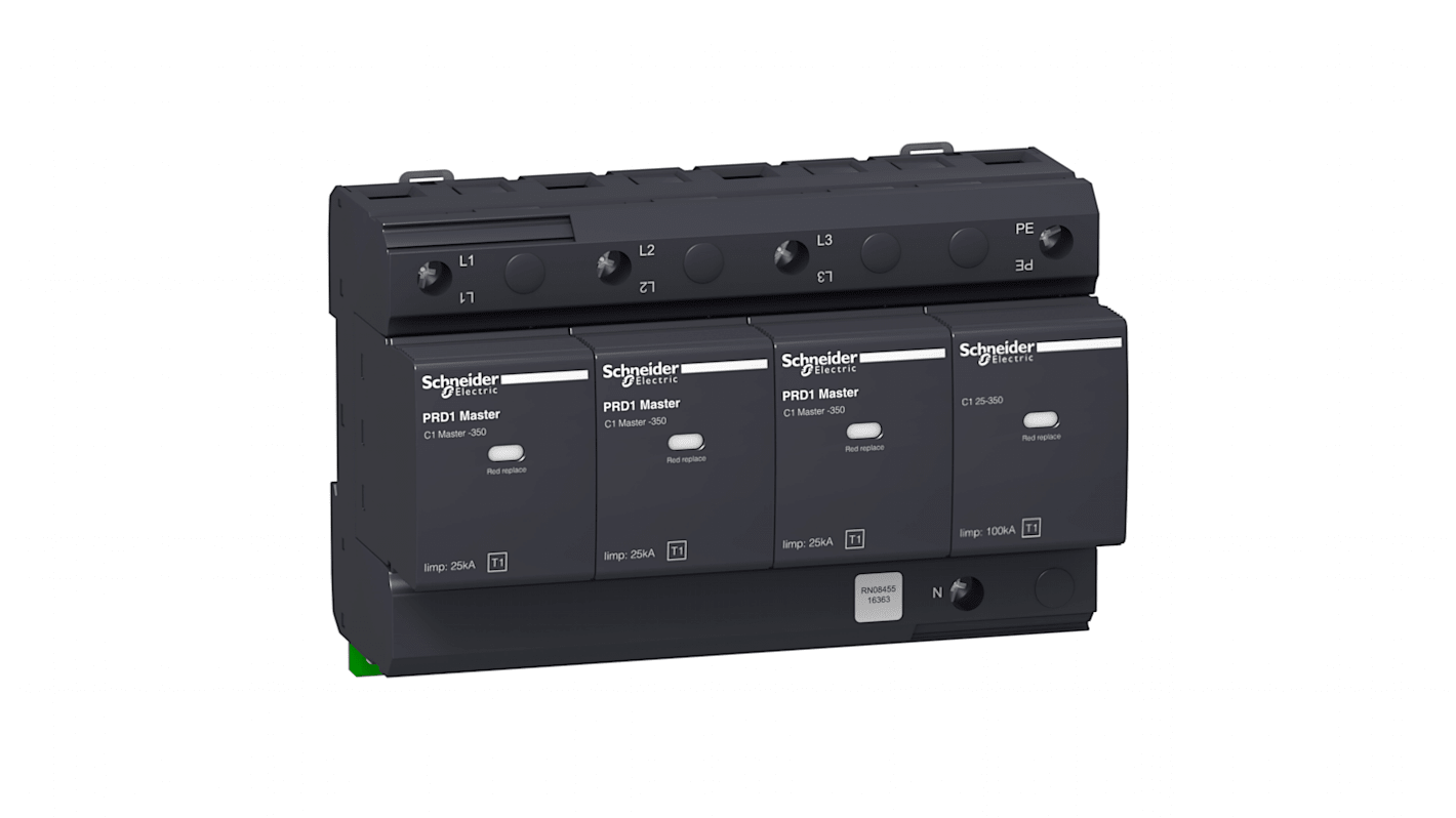 Schneider Electric Surge Arrester, DIN Rail Mount