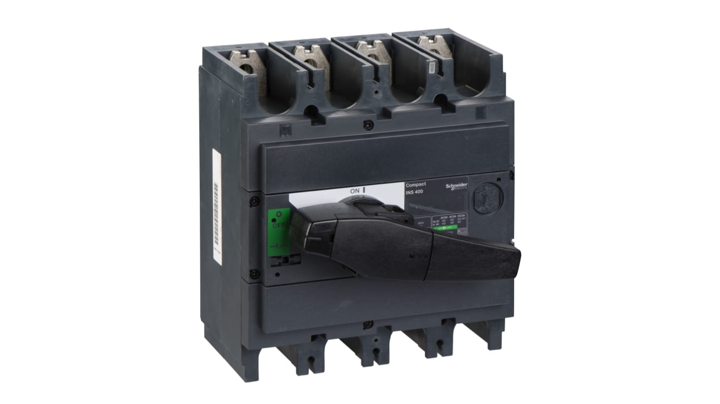 Interrupteur-sectionneur Schneider Electric Compact, 4, 400A