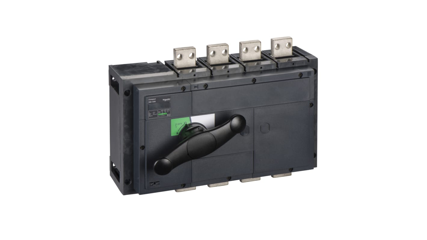 Interrupteur-sectionneur Schneider Electric Compact, 4, 1250A