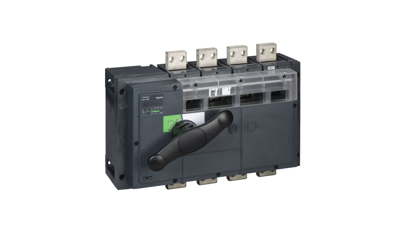 Interrupteur-sectionneur Schneider Electric Compact, 4, 1250A