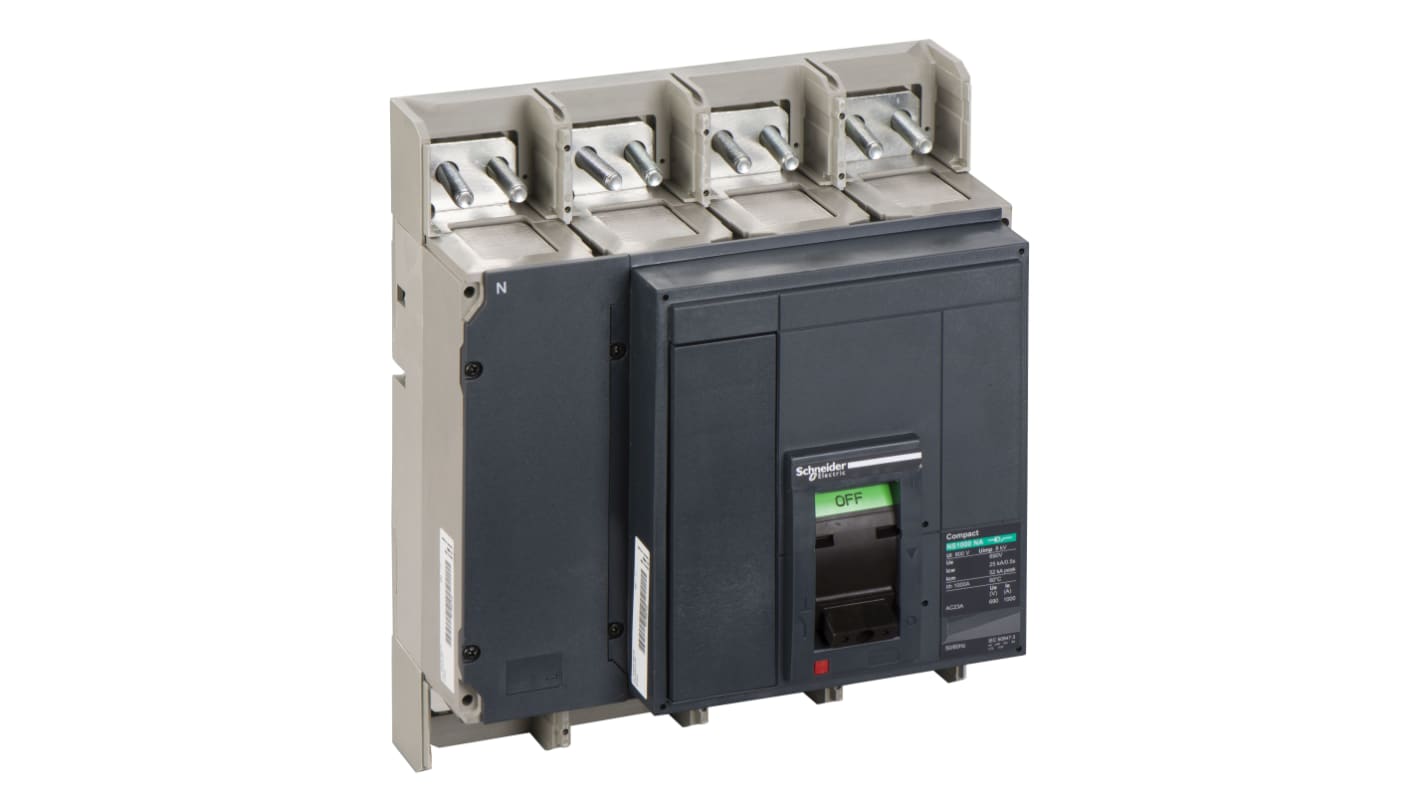 Sezionatore con interruttore Schneider Electric 33493, corrente max 1000A Integrato, 4 Compatto