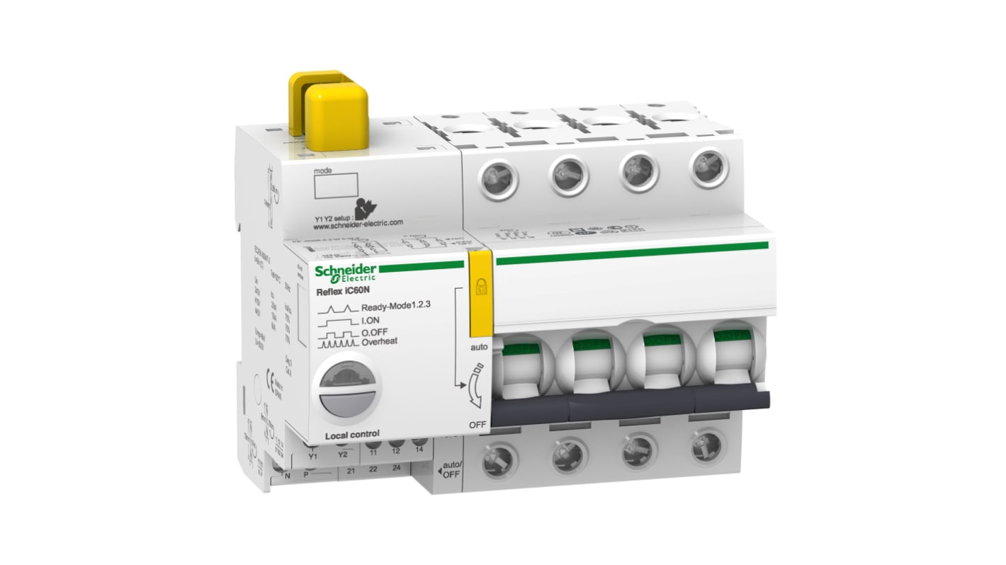 Interruttore magnetotermico Schneider Electric 4P 10A, Tipo C