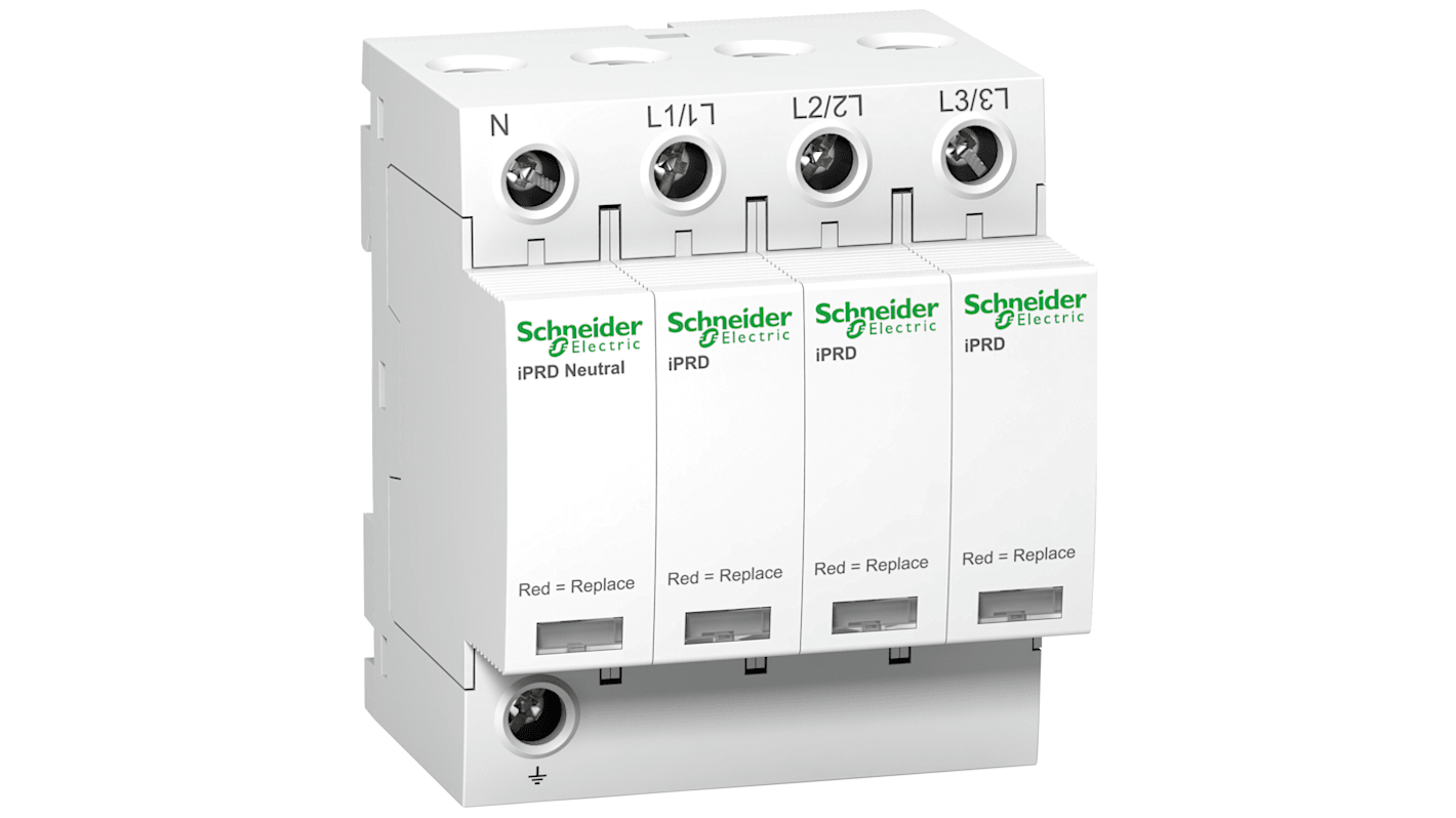 Schneider Electric Serie A9L, Überspannungsableiter, DIN-Schienen 2.5kA Acti 9 iPRD8
