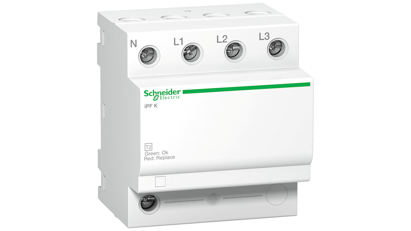 Schneider Electric Industrial Surge Protection, 15kA, DIN Rail Mount