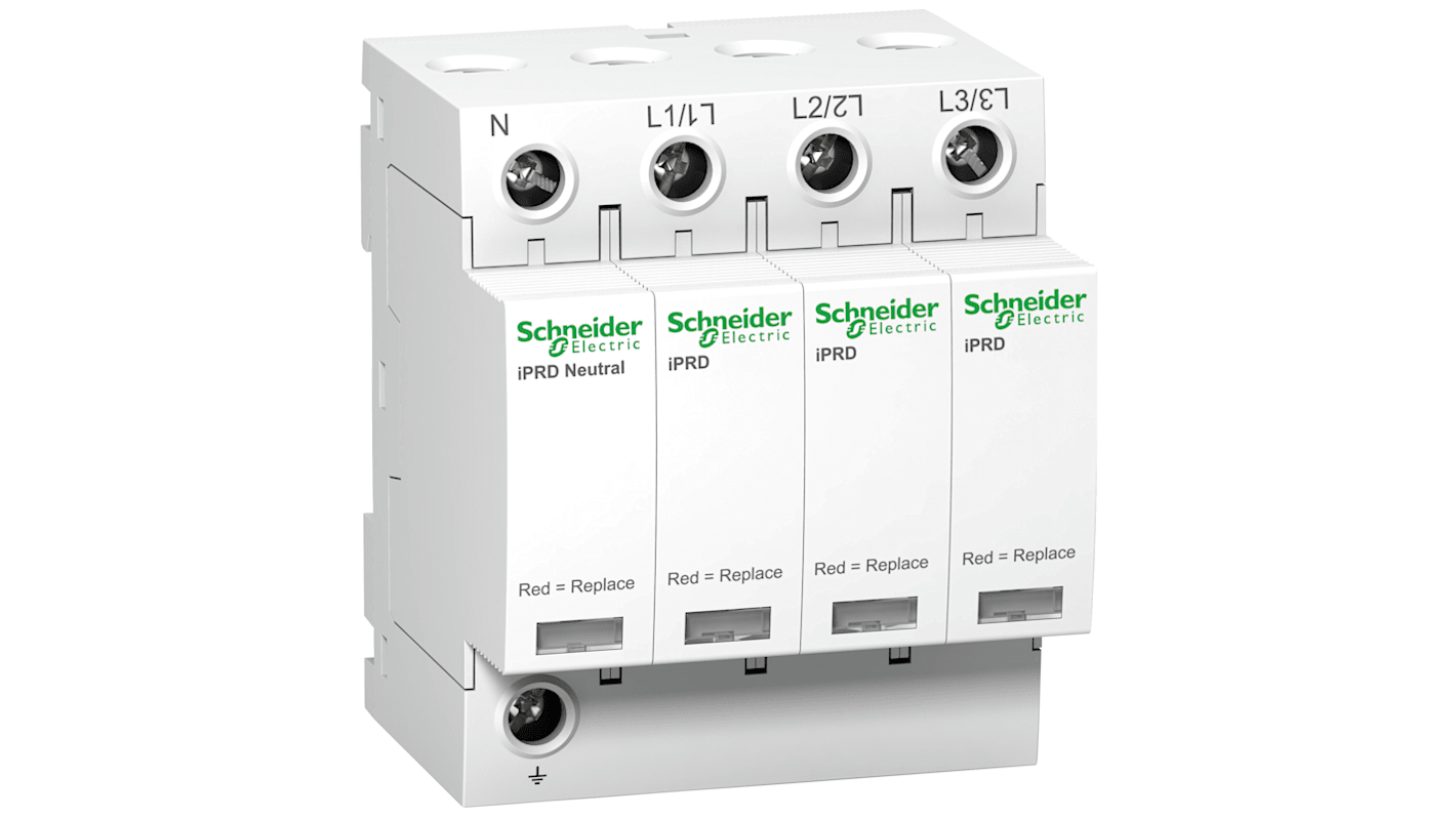 Schneider Electric Serie A9L, Überspannungsableiter, DIN-Schienen 15kA Acti 9 IPRD40