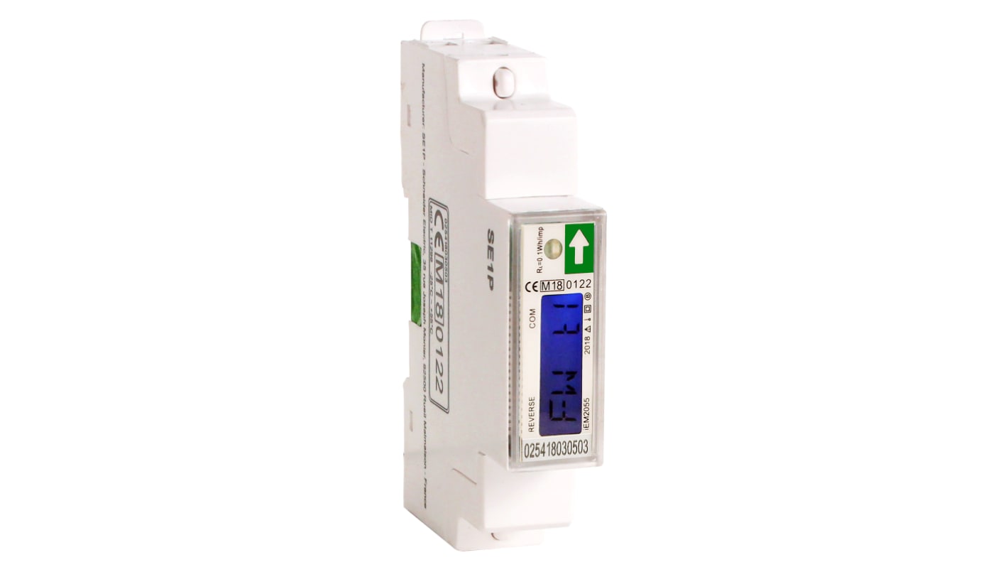 Schneider Electric 1 Phase LCD Energy Meter