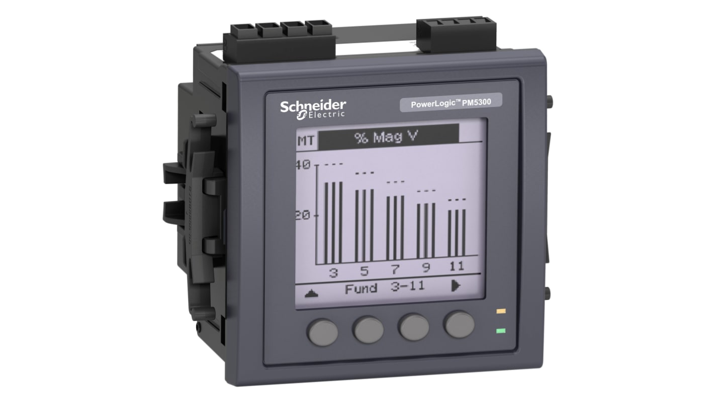 Schneider Electric PM5331 Energiemessgerät LCD mit Hintergrundbeleuchtung / 1, 3-phasig