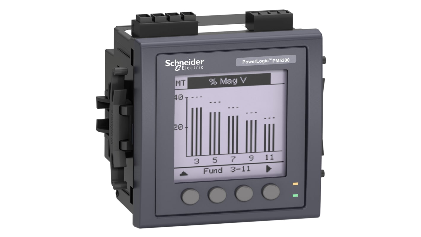 Schneider Electric PM5341 Energiemessgerät LCD mit Hintergrundbeleuchtung / 1, 3-phasig