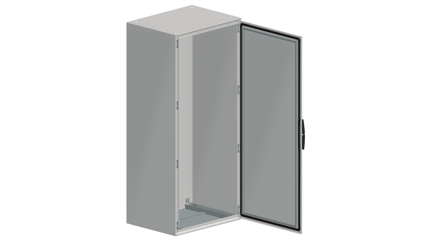 Supporto da pavimento Schneider Electric, porta doppia, in Lamiera d'acciaio, Grigio, 2000 x 600 x 300mm, IP55