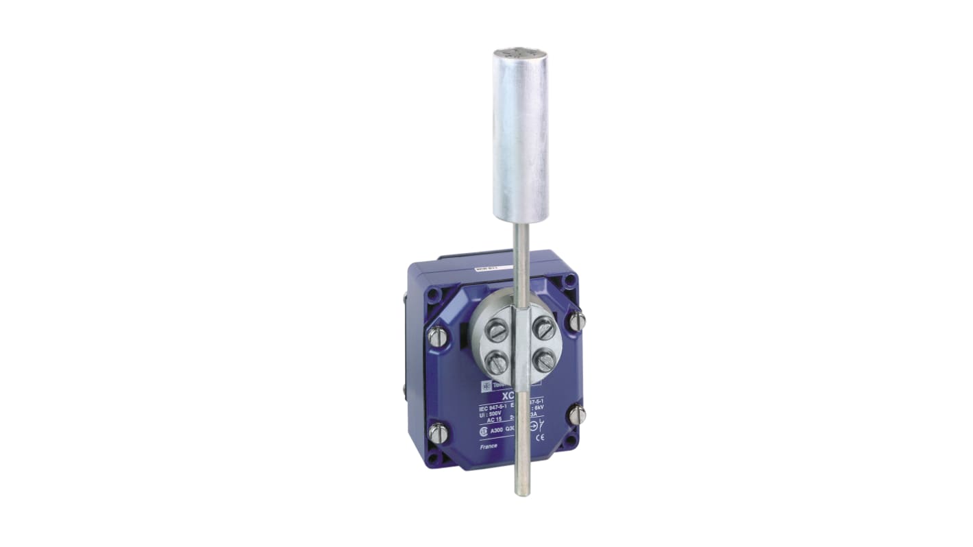 Telemecanique Sensors Roller Limit Switch, IP65, DP, Metal Housing, 240V ac Max, 3A Max