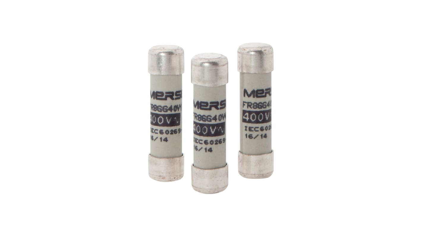 Mersen Feinsicherung gG / 2A 8.5 x 31.5mm 400V ac Keramik