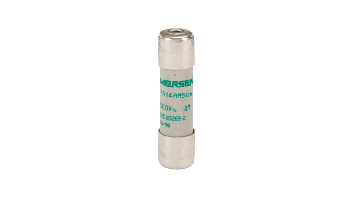 Mersen 6A Slow-Blow Ceramic Cartridge Fuse, 14 x 51mm