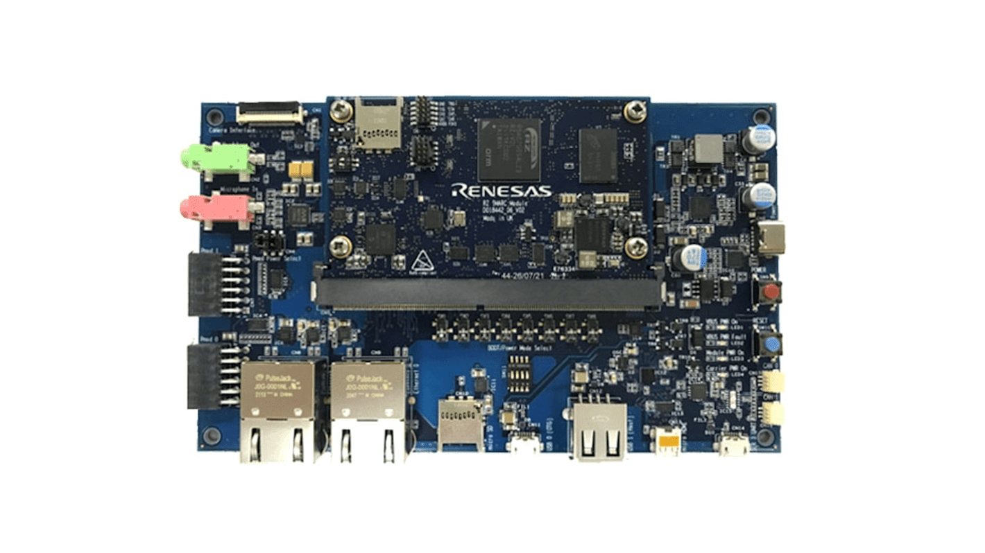 Vyhodnocovací sada, RZ/V2L, 64 bit ARM, Arm Cortex A55, Arm Cortex M33, RZ/V2L Evaluation Board Kit, Vyhodnocovací sada