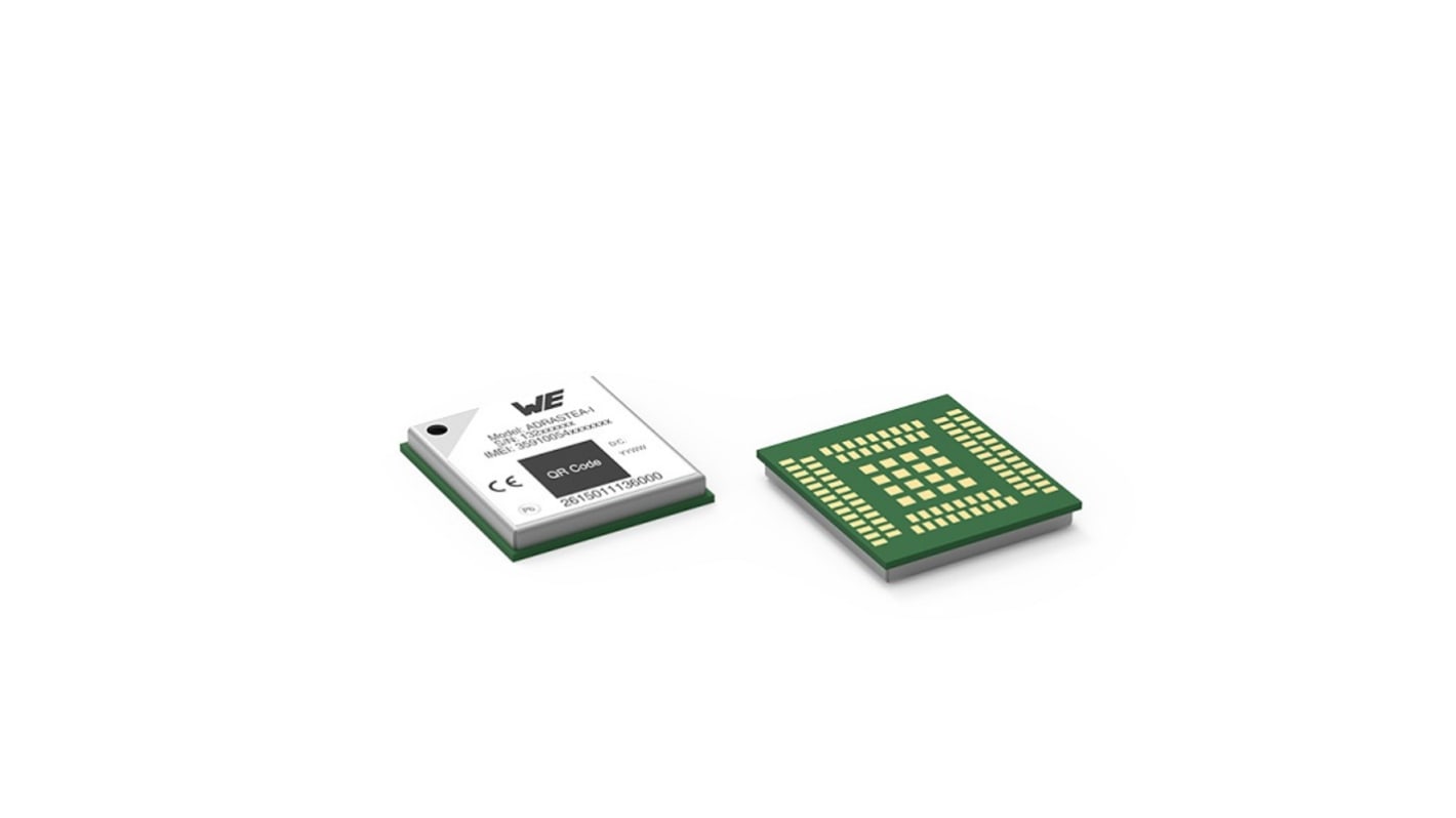 Wurth Elektronik HF-Modul HF-Modul 1,4MHz bis 27.2 (Downlink) kbps, 62.5 (Uplink) kbps / 23dBm, SMD