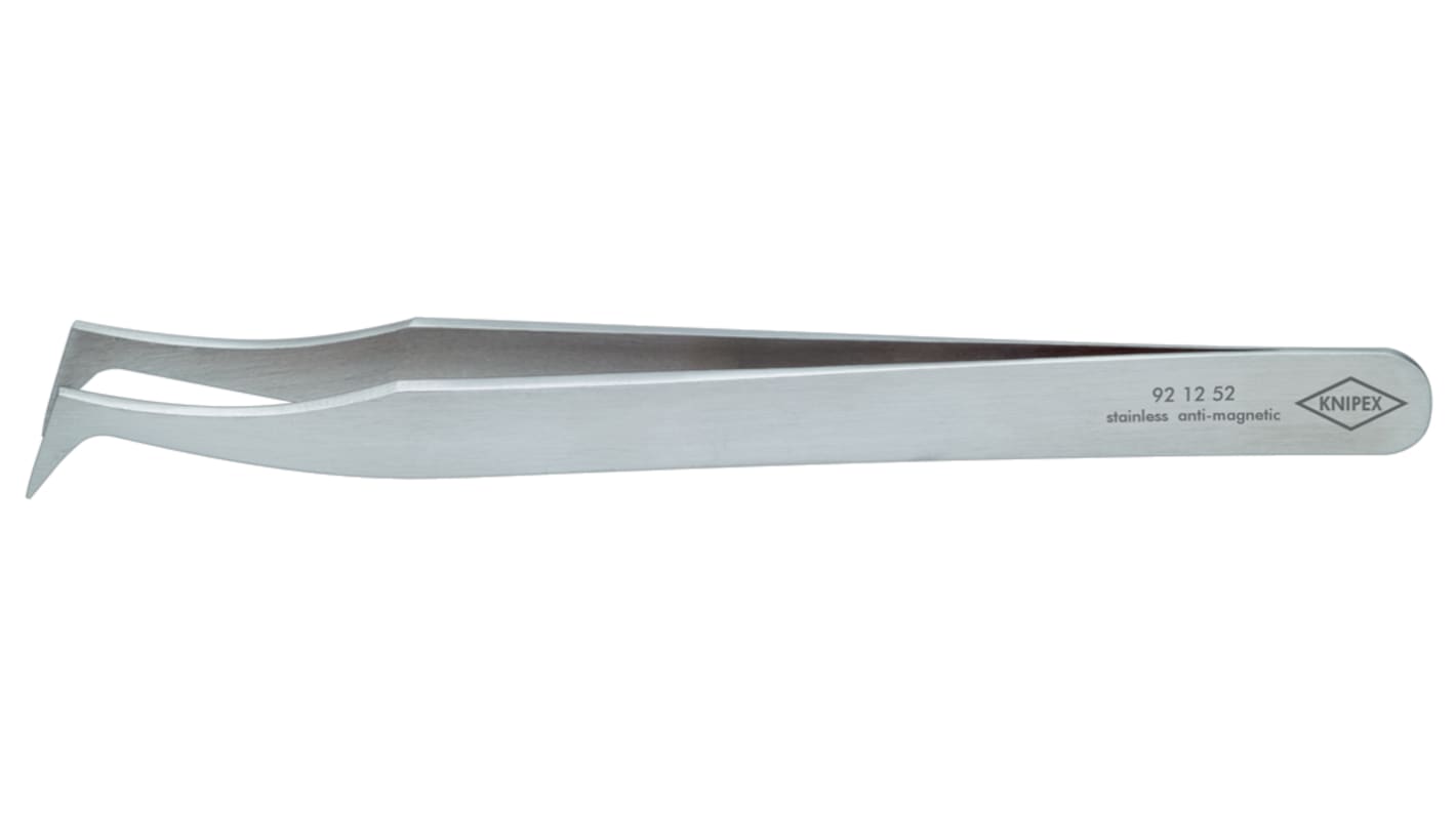 92 12 52 Knipex 120 mm, Stainless Steel, Smooth, Tweezer RS