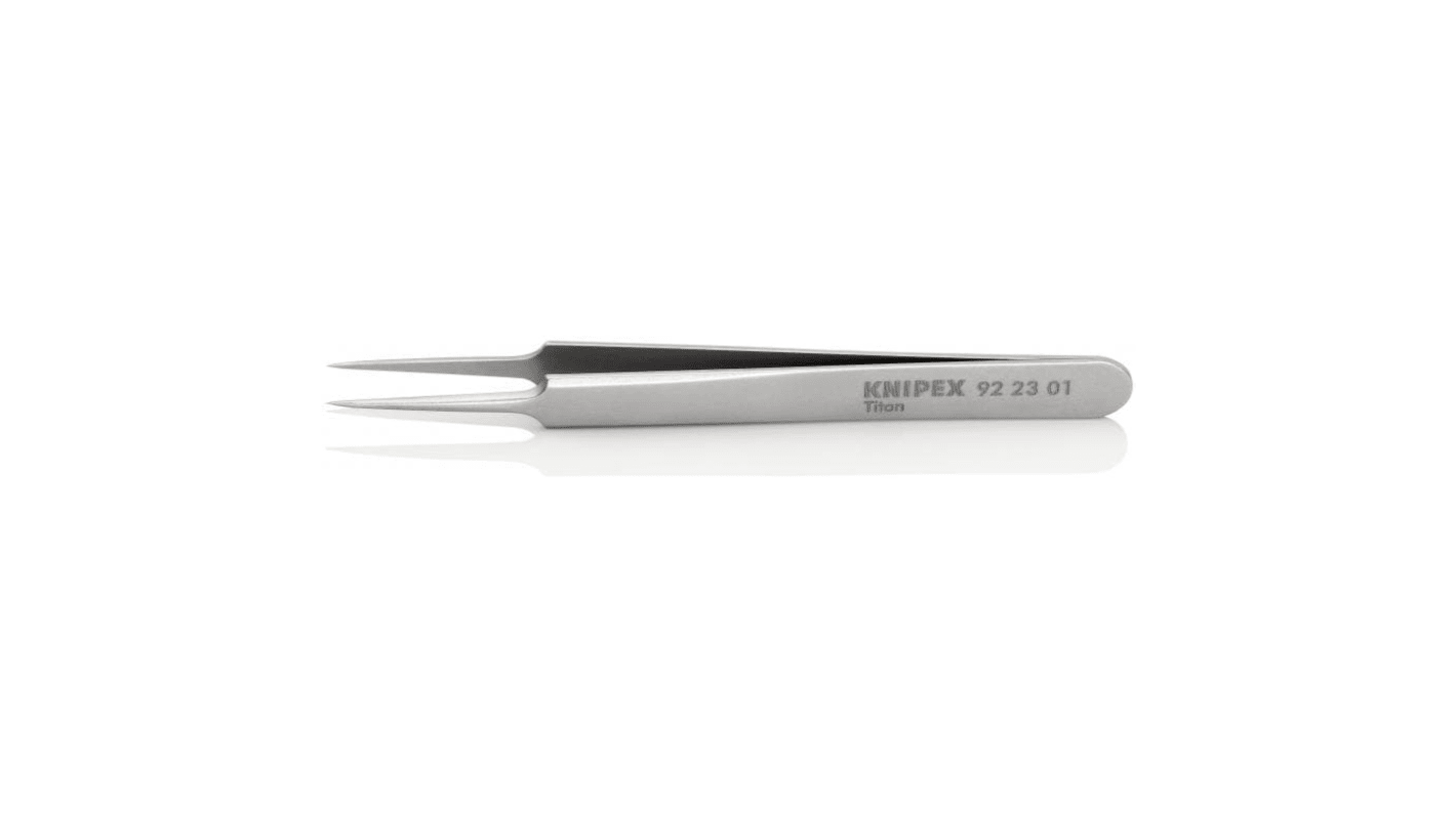 Knipex 92 23 01 Titan Pinzette, 110 mm Gerade, Spitze Glatt Antimagnetisch 1-teilig