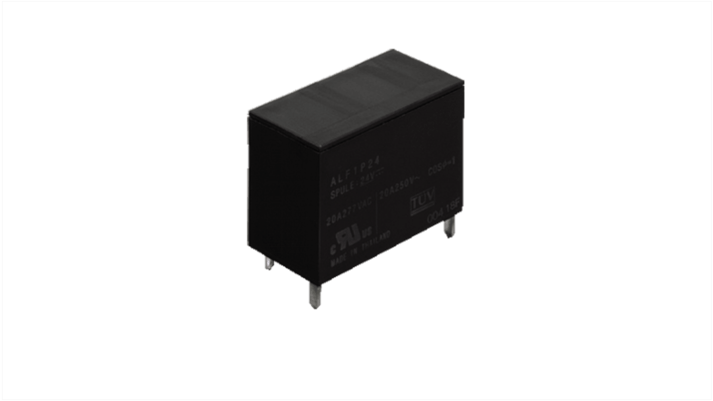 Panasonic PCB Mount Non-Latching Relay, 5V dc Coil, 180mA Switching Current, SPST