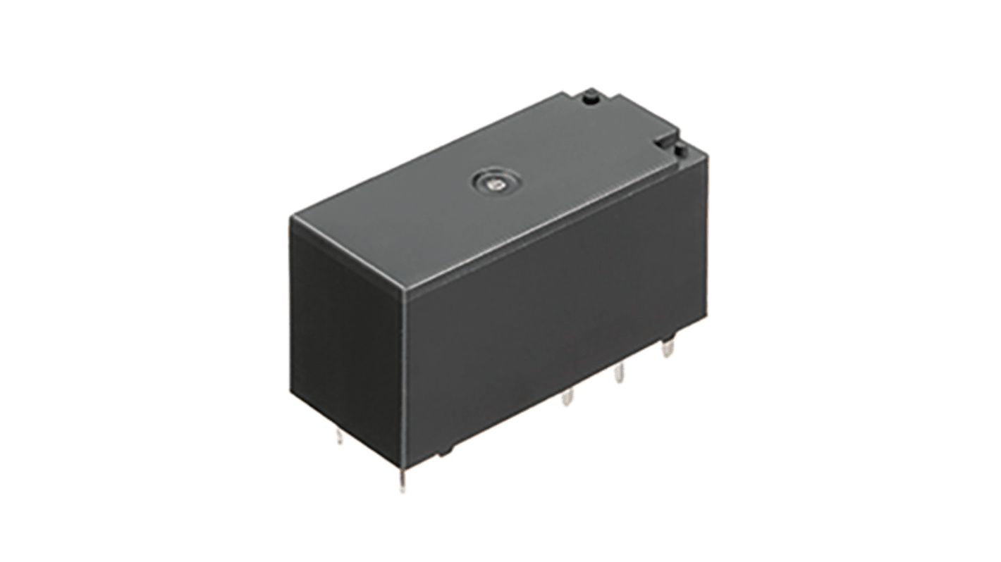 Panasonic PCB Mount Non-Latching Relay, 12V dc Coil, 33.3mA Switching Current, SPDT