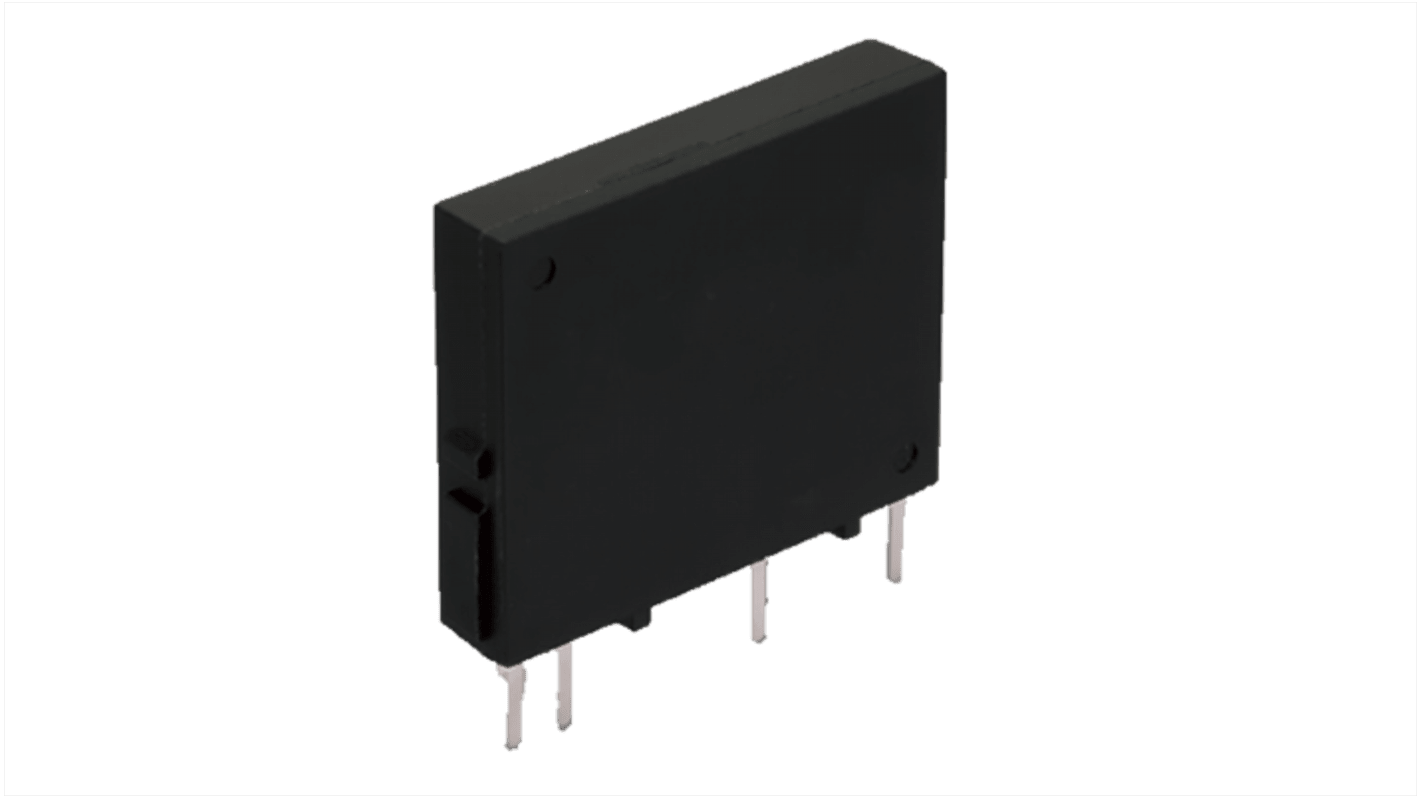 Relè a stato solido AQG22112, Montaggio su circuito stampato, 2 A, 264 V rms, Commutazione relè a croce zero, SPST AQ-G