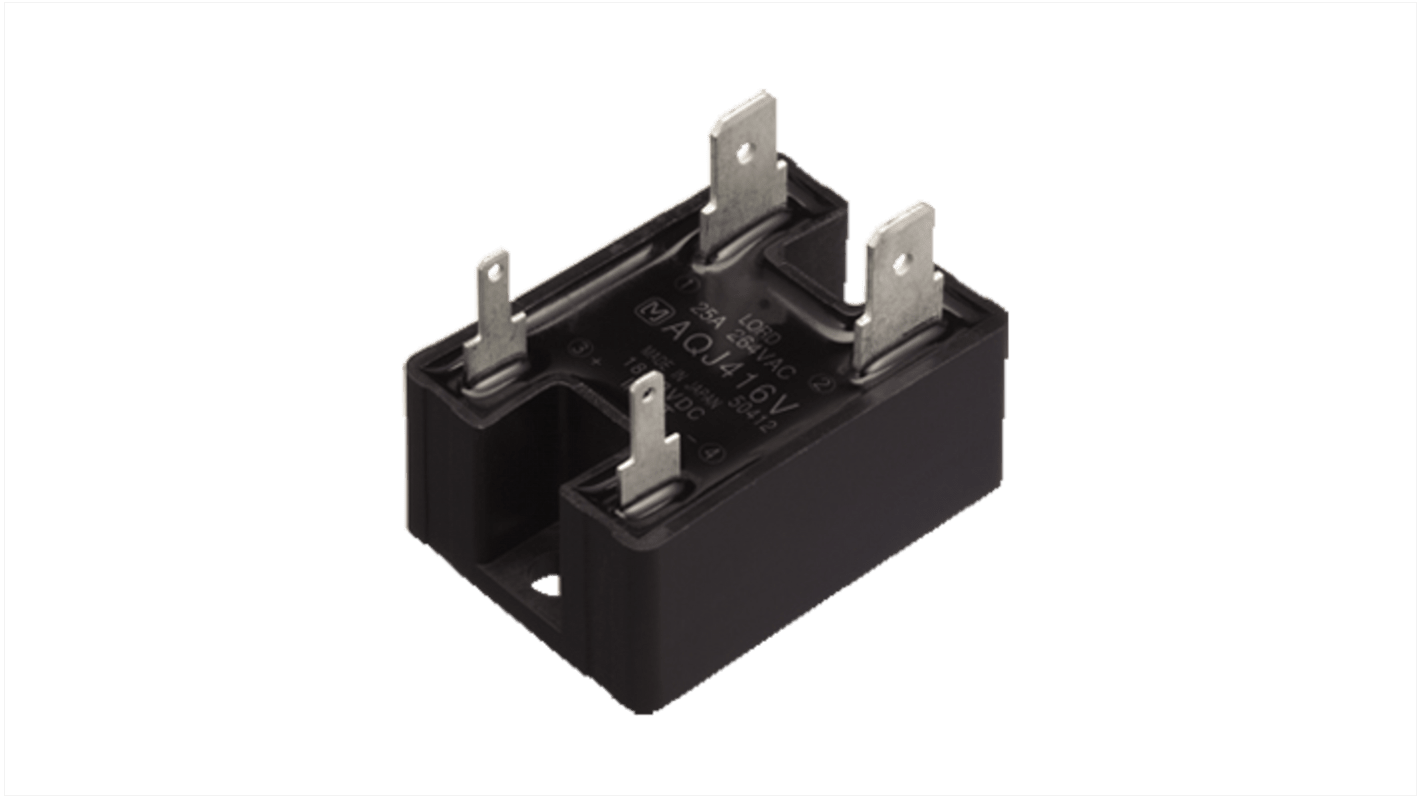AQJ116V Panasonic AQJ Series Solid State Relay, 0.9 A Load, PlugIn