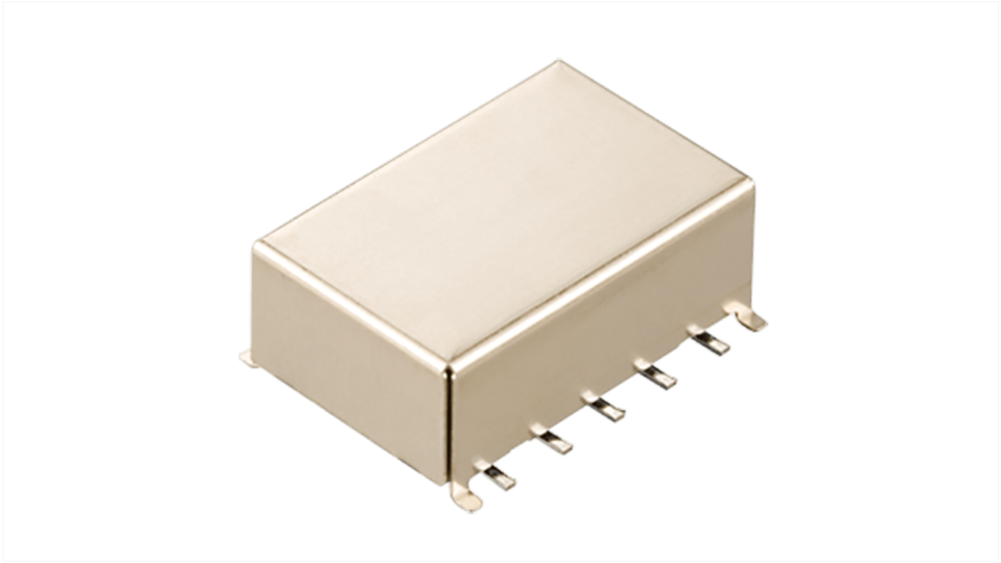 Panasonic Surface Mount High Frequency RF Relay, 5V dc Coil, 1GHz Max. Coil Freq., DPDT