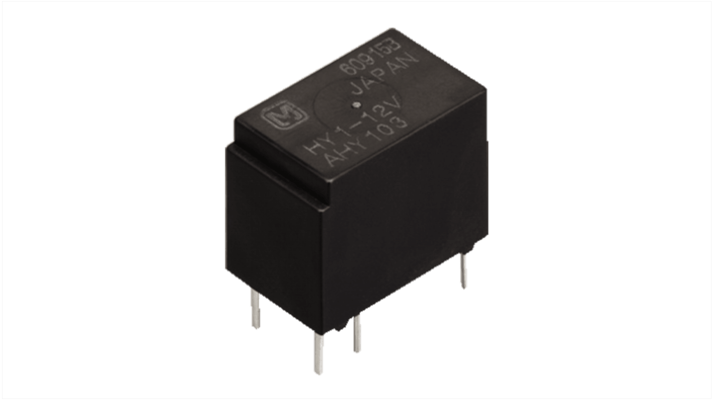 Panasonic PCB Mount Non-Latching Relay, 5V dc Coil, 30mA Switching Current, SPDT