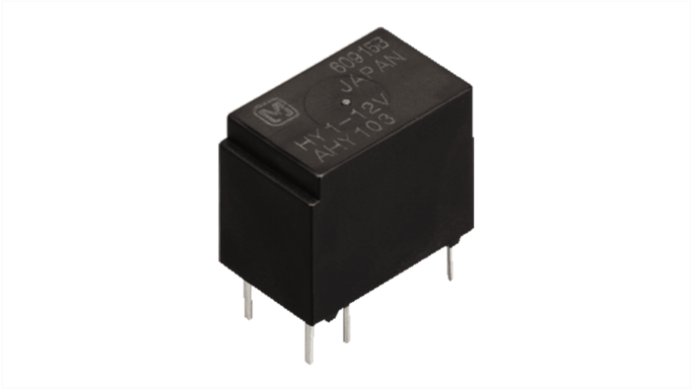 Panasonic PCB Mount Non-Latching Relay, 24V dc Coil, 8.3mA Switching Current, SPDT