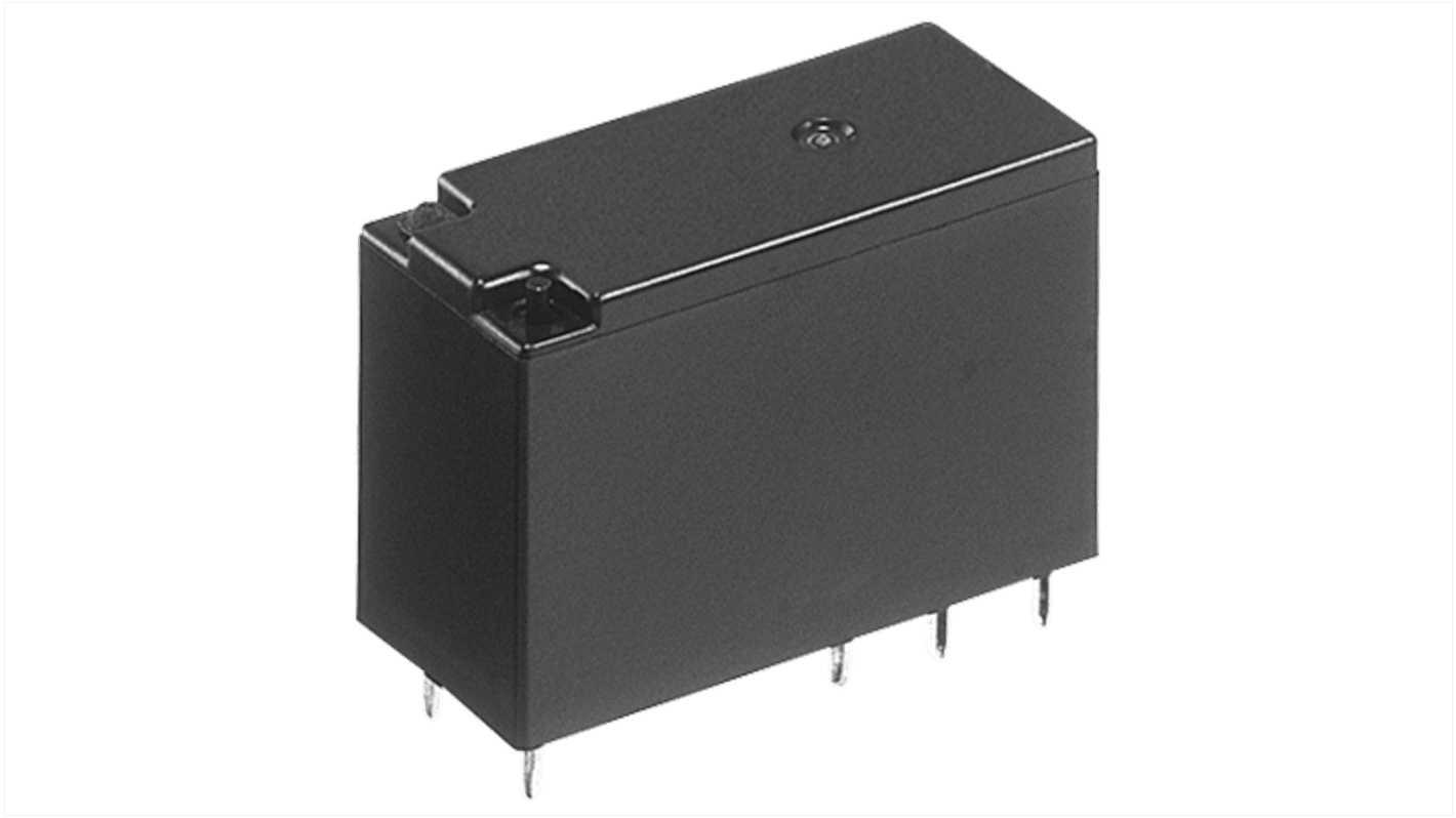 Panasonic PCB Mount Non-Latching Relay, 5V dc Coil, 106mA Switching Current, DPST