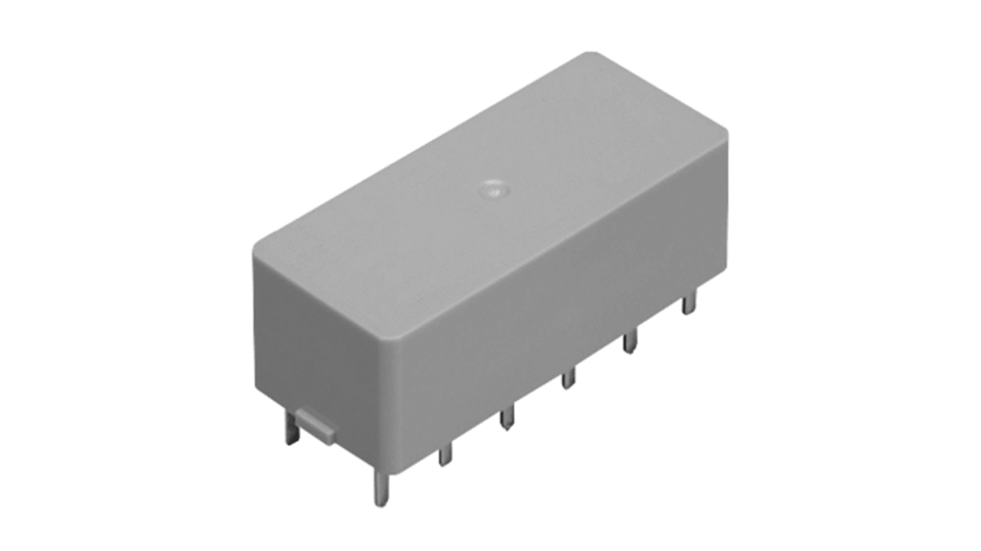 Panasonic PCB Mount Non-Latching Relay, 5V dc Coil, 38.5mA Switching Current, 4PST