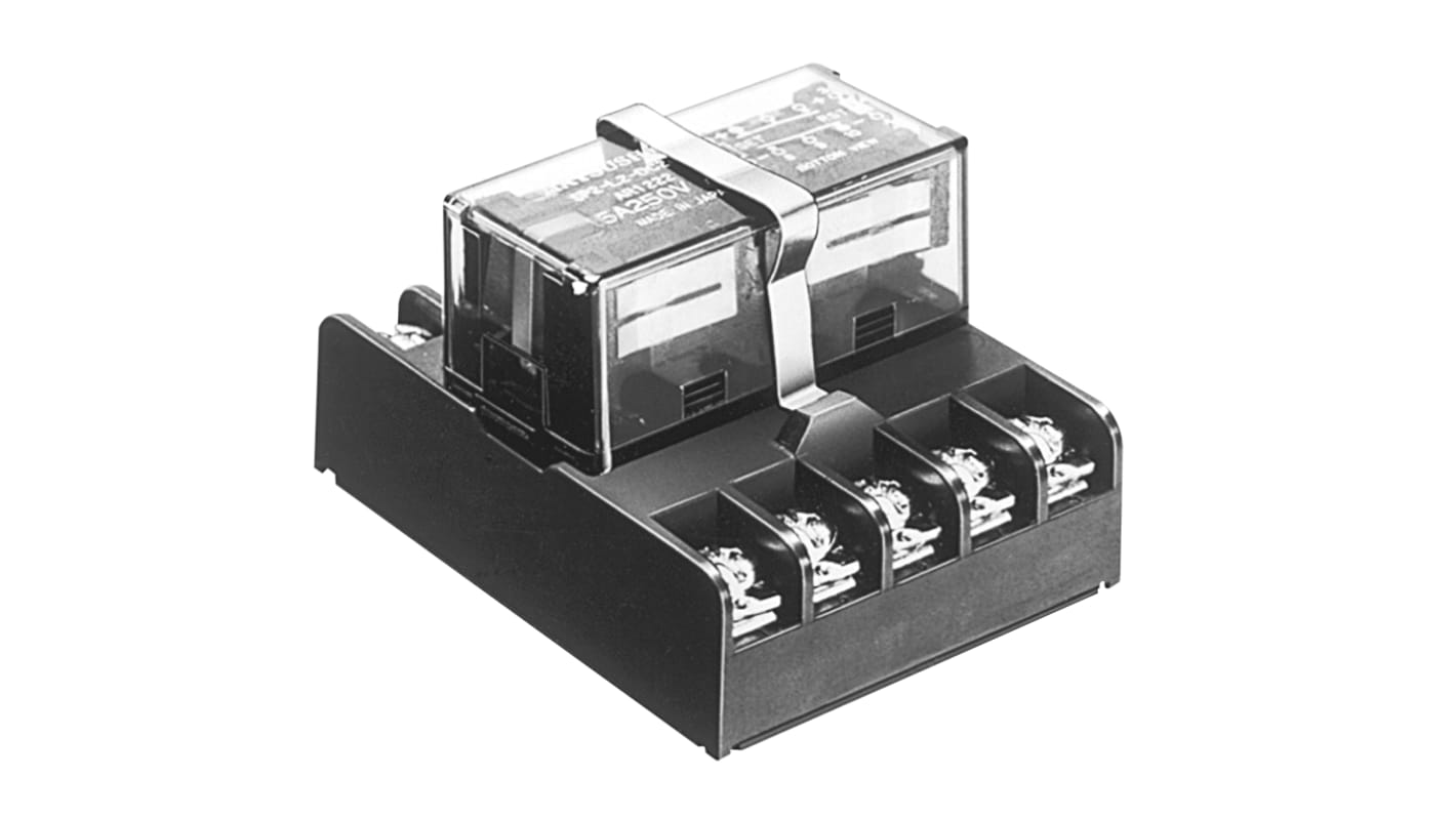 Panasonic SP Chassis Mount Relay Socket, for use with SP4 Relay