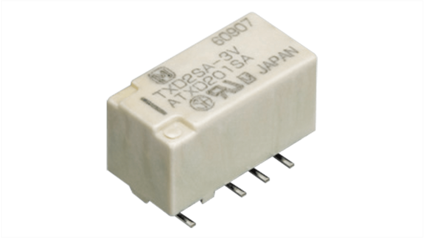 TXD2SA5VZ Panasonic Surface Mount NonLatching Relay, 5V dc Coil
