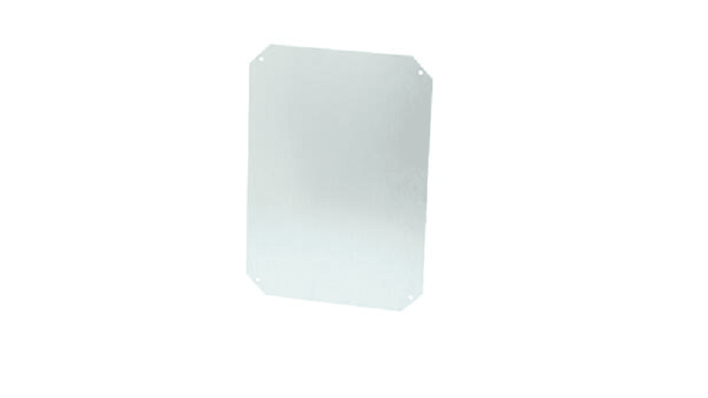 Fibox Galvanised Steel Mounting Plate, 280mm W, 1mm L