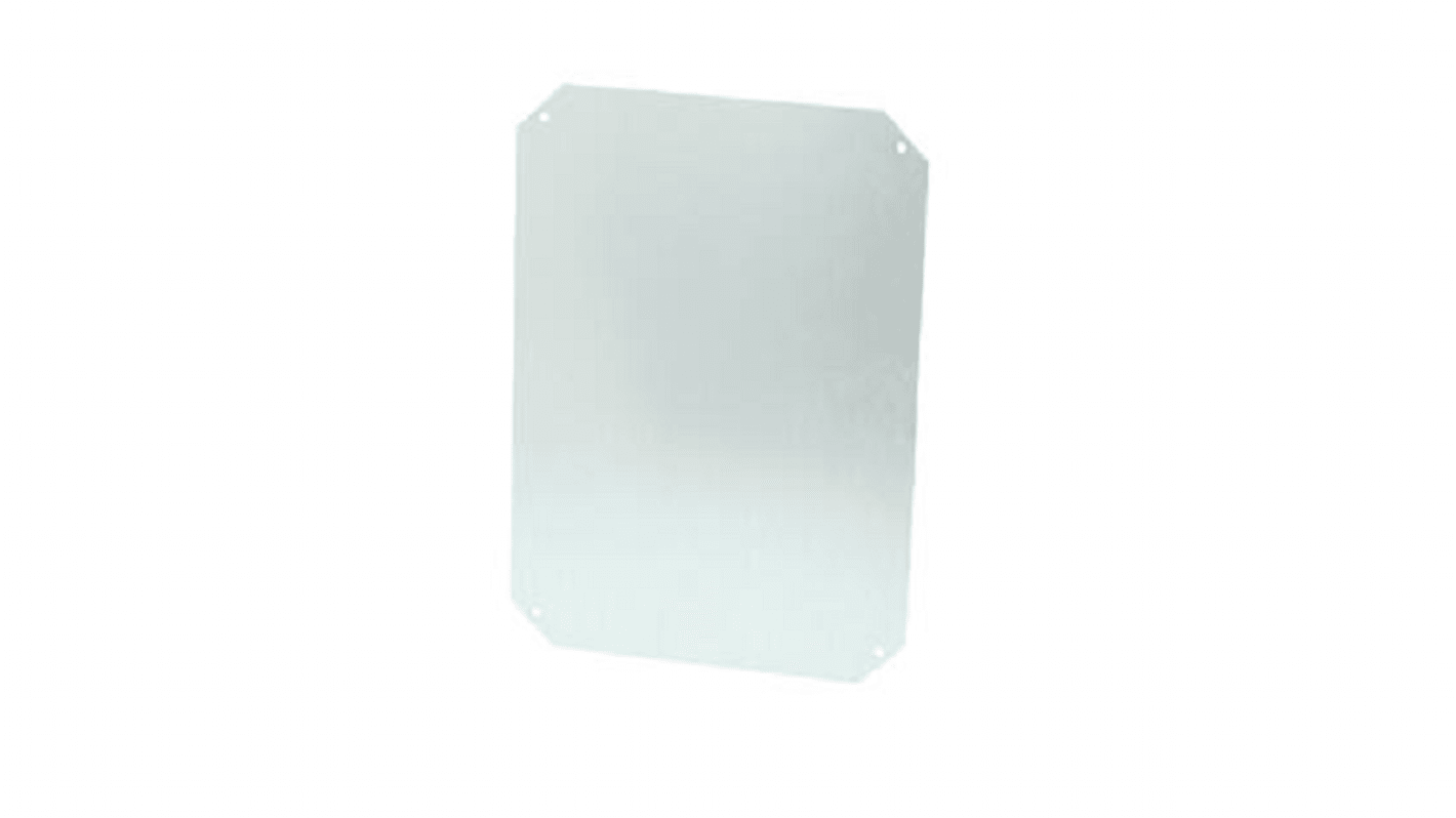 Fibox Galvanised Steel Mounting Plate, 280mm W, 1mm L