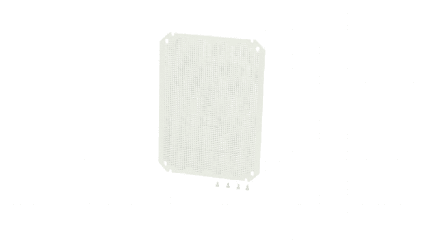 Fibox ABS Perforated Mounting Plate, 280mm W, 3mm L