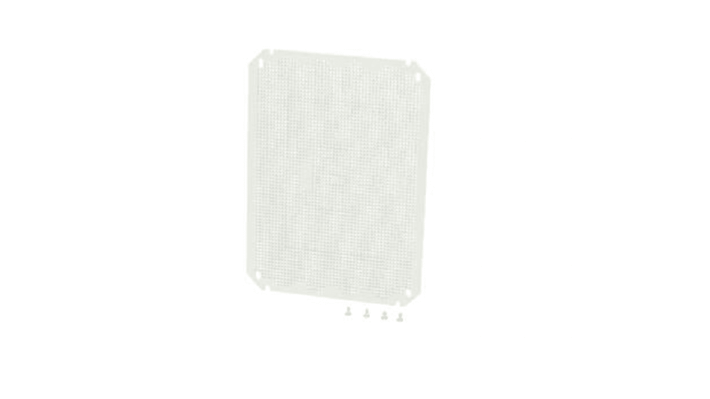 Fibox ABS Perforated Mounting Plate, 280mm W, 3mm L