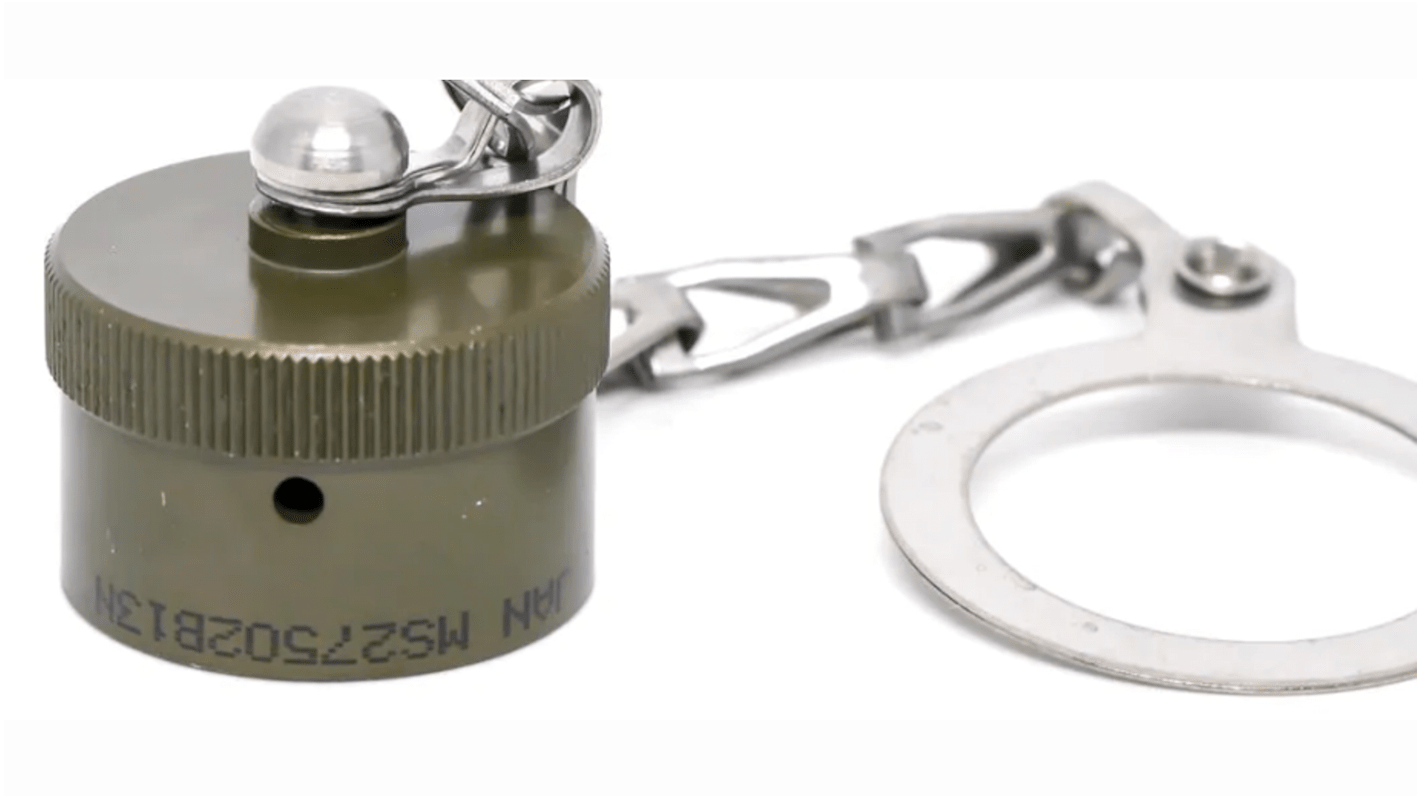 Amphenol India Sr I MIL-DTL-38999 Series I Female Circular Connector Dust Cap, Shell Size 17