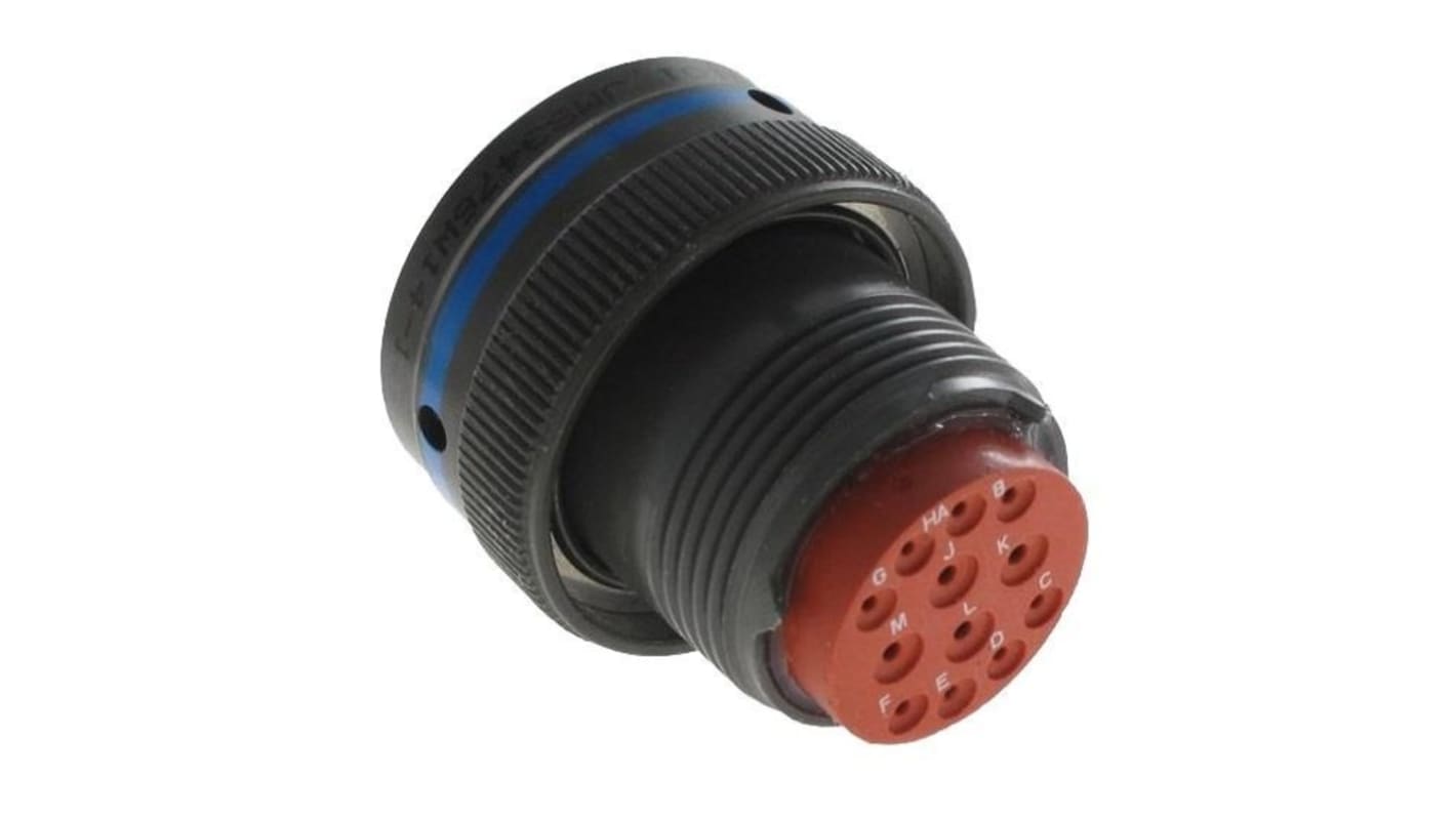 Amphenol India 6 Way MIL Spec Circular Connector Receptacle, Socket Contacts