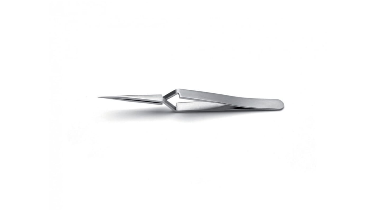 ideal-tek 120 mm, Stainless Steel, Fine, Straight, Tweezer