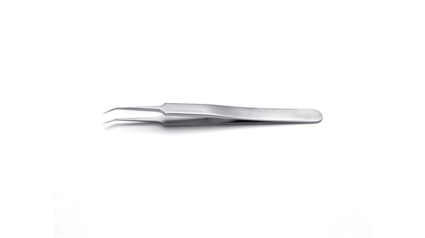 Brucelles de précision ideal-tek 5B.SA.0 pointe Courbé, Extra fin en  en inox, L. 110 mm