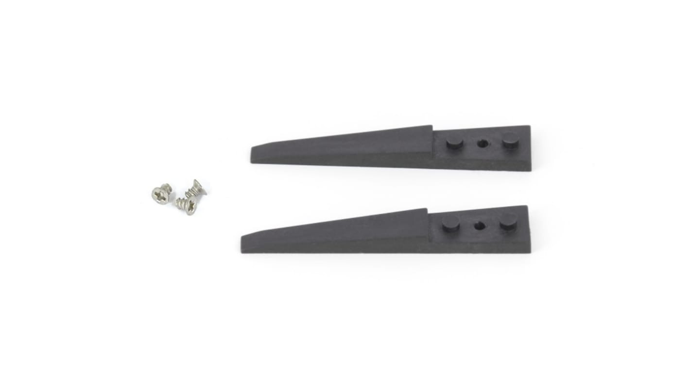 ideal-tek 40 mm, Carbon Fibre, Fine, Straight, Tweezer Tips